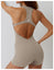 Elevate Lux Jumpsuit Mocha Brown