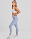 LUNA X SCRUNCH BUM LEGGINGS - BLUE