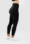 Side view scrunch bum intrigue leggings black