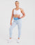 LUNA SCRUNCH BUM LEGGINGS - BLUE