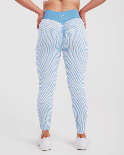 LUNA SCRUNCH BUM LEGGINGS - BLUE