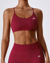 Essentials Seamless Bra - CHERRY