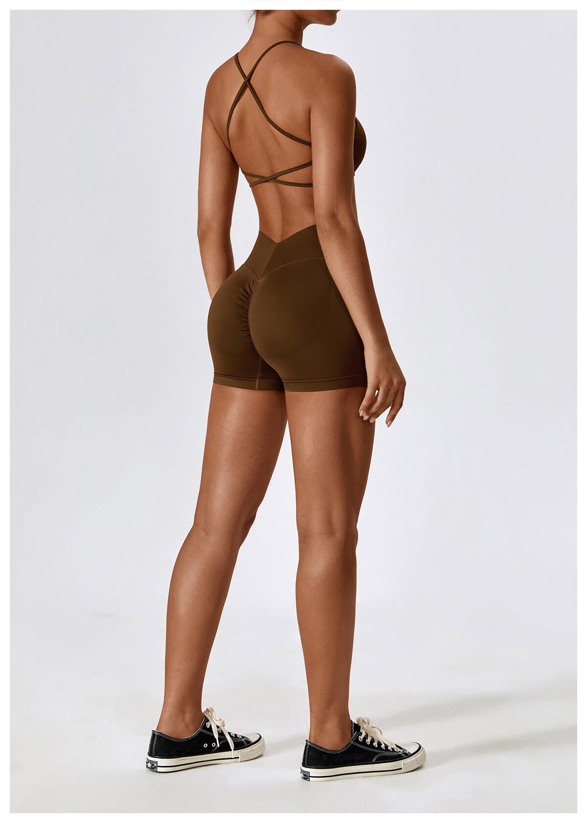 Essentials Seamless Short - Brown