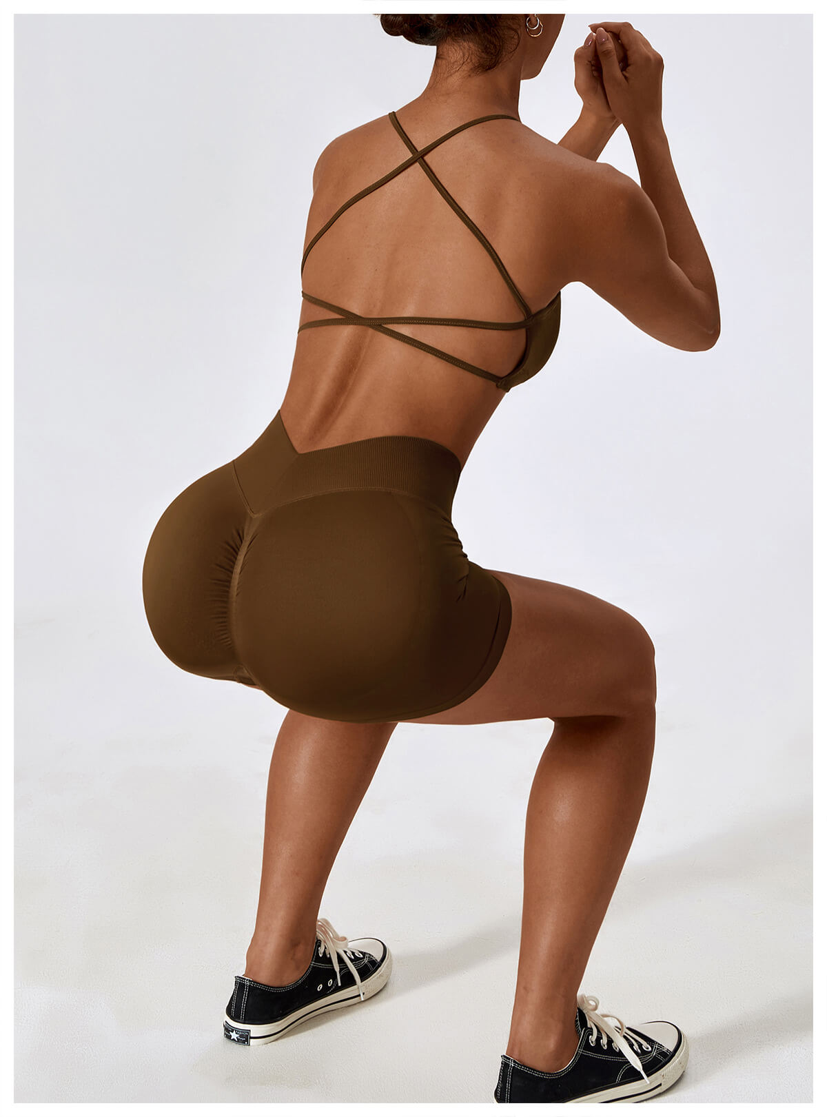 Essentials Seamless Short - Brown