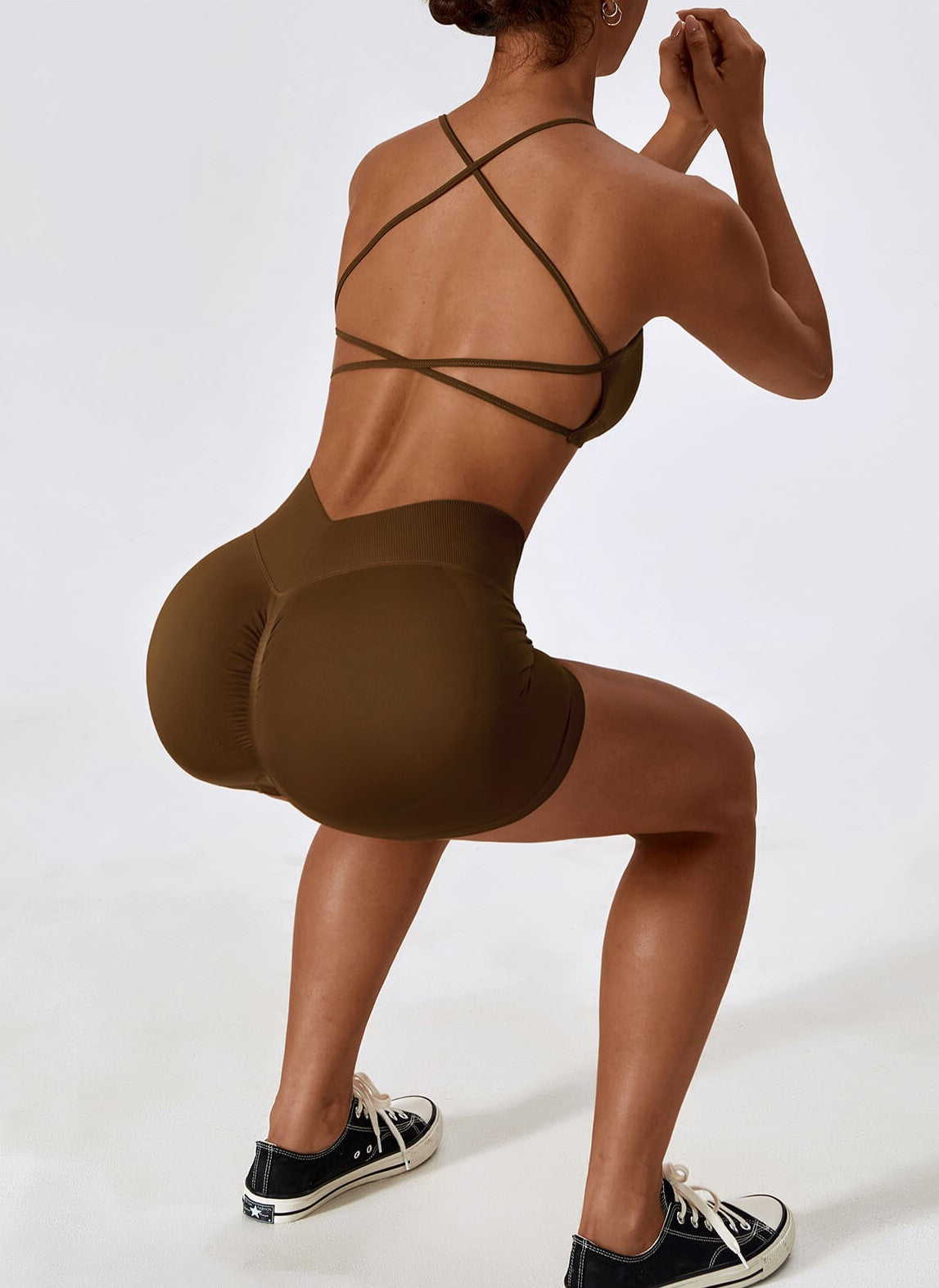 Essentials Seamless Short - Brown