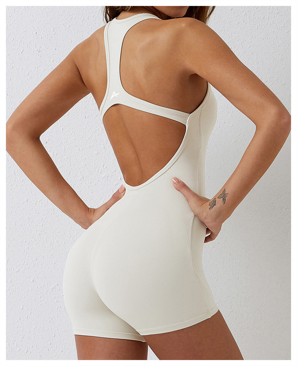 Elevate Lux Jumpsuit Cream