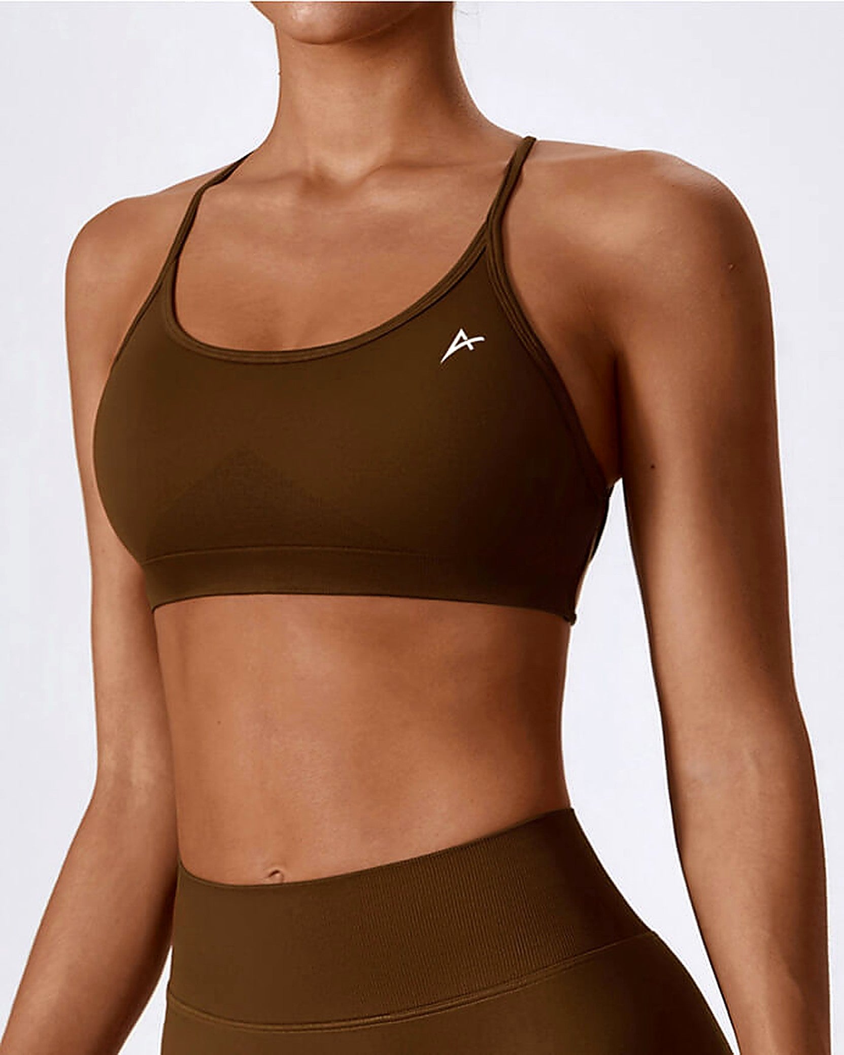 Essentials Seamless Bra - Brown