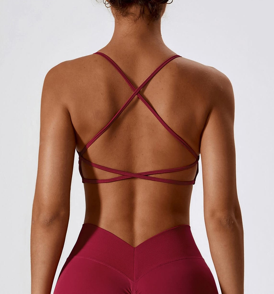 Essentials Seamless Bra - Cherry