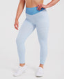 LUNA SCRUNCH BUM LEGGINGS - BLUE