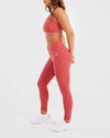 VITAL SCRUNCH BUM LEGGINGS - WINE