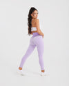 LUNA SCRUNCH BUM LEGGINGS - LILAC