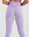 LUNA SCRUNCH BUM LEGGINGS - LILAC