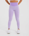 LUNA SCRUNCH BUM LEGGINGS - LILAC