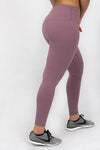 Fuerza High Waist Leggings Purple - Avvini Athletica