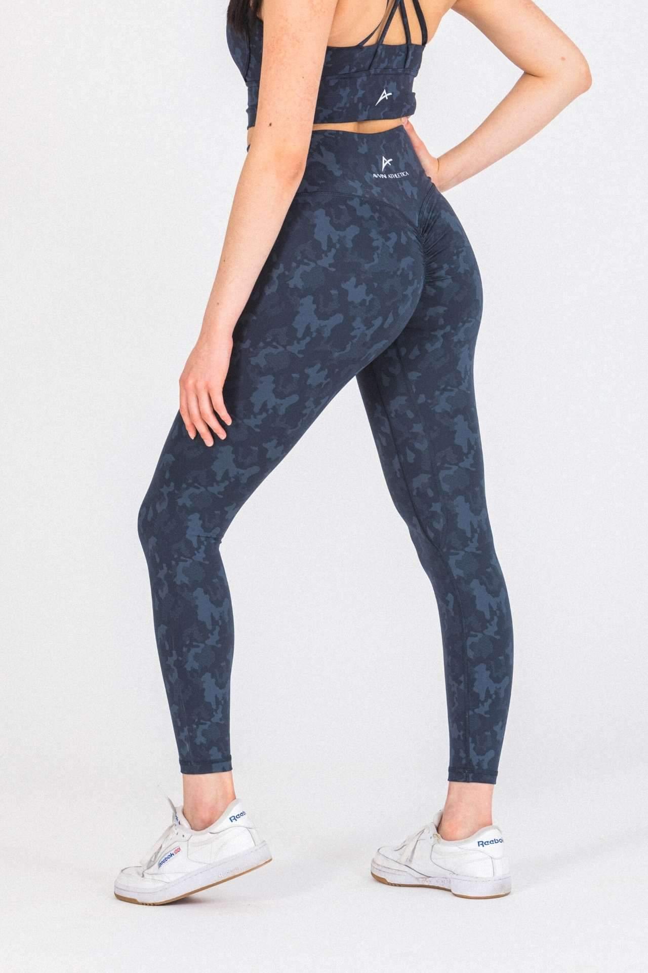 LEGACY SCRUNCH BUM LEGGINGS - CHARCOAL - Avvini Athletica