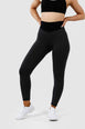 LUNA SEAMLESS SCRUNCH BUM LEGGINGS - BLACK