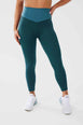 LUNA SEAMLESS SCRUNCH BUM LEGGINGS - TEAL