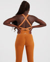 VITAL SCRUNCH BUM LEGGINGS - CLAY