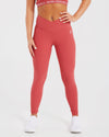 VITAL SCRUNCH BUM LEGGINGS - WINE